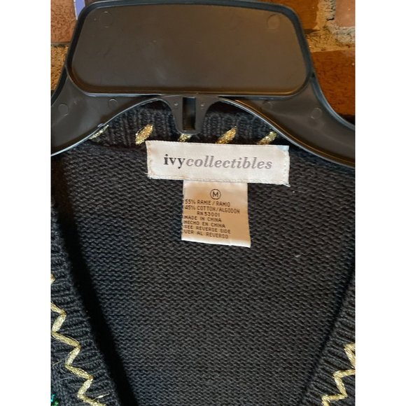 Ivy Collectibles Fall Beaded Vest M - Picture 2 of 7